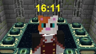 (16:11) Minecraft Speedrun Việt Nam RSG | Portal Room Blind, Sub15 Choked.