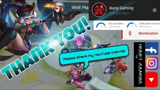 Help me Monetize this 2020 | ikanji Gaming | Ruby | Mobile Legend