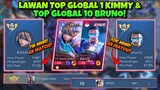 Lawan Top Global 1 Kimmy & Top Global 10 Bruno! Kimmy 11K Mmr & Bruno 10K Mmr😱Gusion Mobile Legends