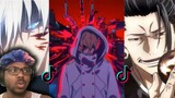 Junior Reacting to Anime Badass Moments TikTok Compilation #23
