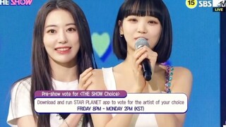 أول أكورد لـ LESSERAFIM في أول ظهور لهم، مبروك المركز الأول في برنامج The Show في اليوم الثامن من ان