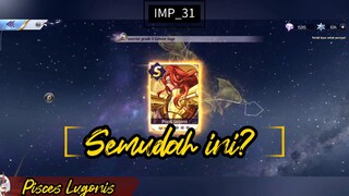 Gacha 100X pertama dibannernya Pisces Lugonis