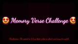 Memory Verse Challenge
