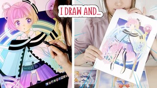 I EAT MY DRAWINGS!? ASMR + Mukbang