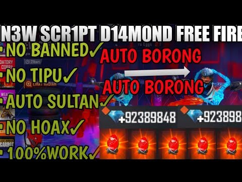 NEW SCRIPT DIAMOND FREE FIRE TERBARU 2021 , NO BANNED , NO TIPU , BISA BELI , AUTO SULTAN-FREE FIRE