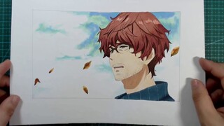 It took a month to hand-paint [Violet's Eternal Garden] character illustration
