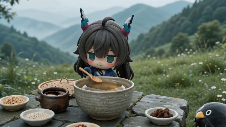 Hurry up and sit down, I’ll serve you a big bowl of brown sugar ice powder.