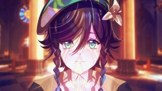 【أنمي جينشين】 تم تحديث الفيديو الكامل❗️ طريق إنقاذ ويندي، «ريح الزمن»❗️ ضغط على miHoYo [doge]