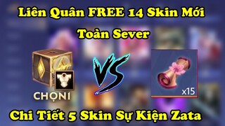 Liên Quân FREE 14 Skin Mới Vào Vẽ Bùa Huyền Bí Tháng 11 - Chi Tiết 5 Skin Zata Đại Chiến Streamer