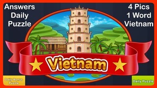 4 Pics 1 Word - Vietnam - November 2020 - Daily Puzzle + Daily Bonus Puzzle - Answers - Walkthrough