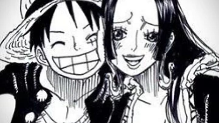 Luffy and Hancock