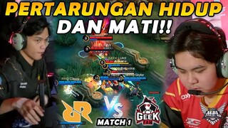 GAME SUPER PANJANG!! SKYLAR MEMBUKTIKAN CLAUDENYA MASIH SUPER BAHAYA!! - RRQ VS GEEK MATCH 1