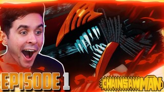 "MOST HYPED ANIME OF THE SEASON!" CHAINSAW MAN EPISODE 1 REACTION!