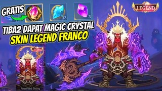 BUKA AKUN ML JADUL ! TIBA2 DAPAT MAGIC CRYSTAL UTK SKIN LEGEND FRANCO GRATISS