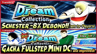 GACHA FULLSTEP MINI DC 🔥 -8% DEBOND SCHESTER DC!! - Captain Tsubasa Dream Team