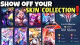 SKIN SHOW OFF⁉️NEW COLLECTION SYSTEM EASY TUTORIAL✏️ FREE SKIN REWARDS 😍