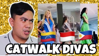 ATEBANG REACTION | RUNWAY SHOWDOWN MISS SUPRANATIONAL VENEZUELA, PHILIPPINES AND INDONESIA
