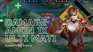 DAMAGE AMON SAKIT BANGET 🫵😱 | MOBILE LEGENDS