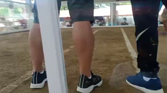 fantastic white Kelso in action.  3cock champion