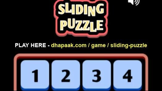 Number Slider Puzzle Game #browsergames #onlinegame