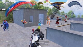 wow😱INSANE LANDING IN APARTMENTS🔥 Pubg Mobile