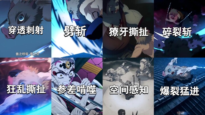 【兽之呼吸招式合集】不愧是自创的呼吸法，简单粗暴