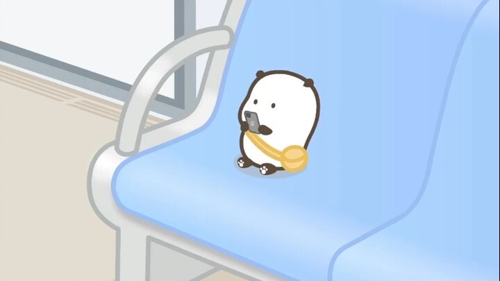 ตัวเล็กมาก ลงรถไฟฟ้ายังต้องวิ่งจ๊อกging 🏃