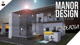 LifeAfter: SINGLE MANOR - Ponderosa Modern Style | Manor Design | Tutorial