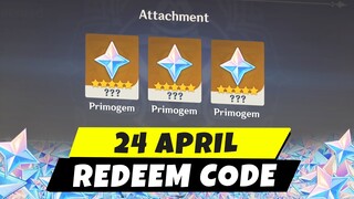 24 April New Redeem Code Genshin Impact 4.6