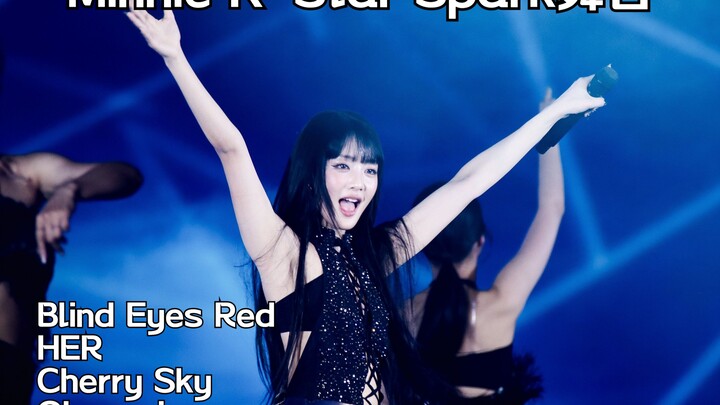 【Minnie】Màn trình diễn đầu tiên của "Blind Eyes Red"! Ghi hình từ khán giả sân khấu 4 bài hát của Mi