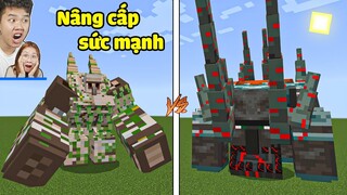 Minecraft, Nhưng bqThanh Thử Thách Nâng Cấp Sức Mạnh Của Những Con Mob Troll Ốc...