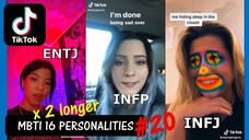 16 Personalities as TikToks (Part 20) | MBTI memes