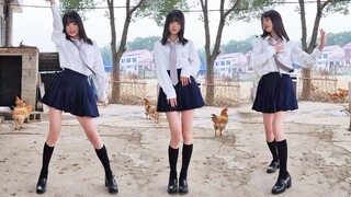过年回村跳舞啦~2022的kpop串烧每一脚都落在了答辩之间，好难！