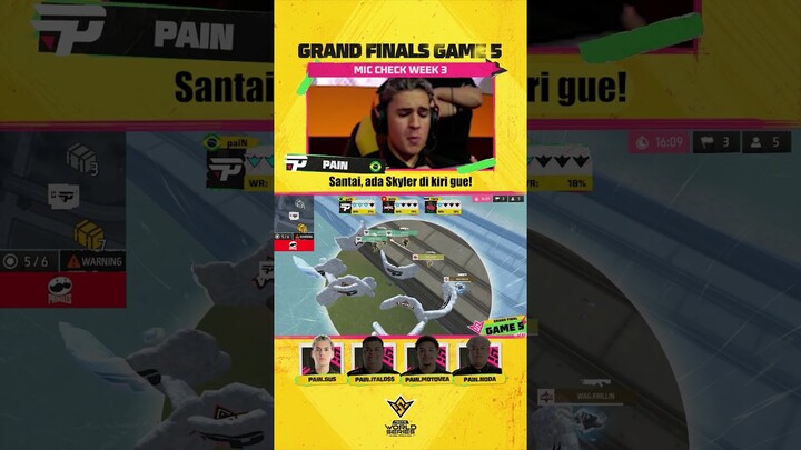 Mic Check PAIN GAMING Game 5 Grand Finals FFWS GF 2024 Brazil #freefire #gameplay #miccheck