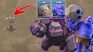 NEW BEST TH11 STRATEGY | 6 GOLEM + 10 BWOLER | 3 STAR EVERY BASES | CLASH OF CLANS