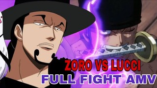FULL FIGHT ZORO VS LUCCI