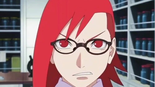 Karin appeared and explained that everything was just a misunderstanding "Boruto"