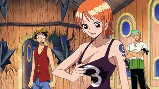 SCENE NAMI PAMER KE LUFFY DAN ZORO