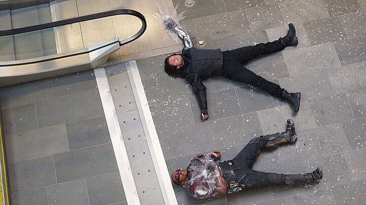 Đội trưởng Winter Soldier hồi đầu đội mặt nạ mà đã mạnh thế rồi, đến cuối thì lại như một gã hề, hah