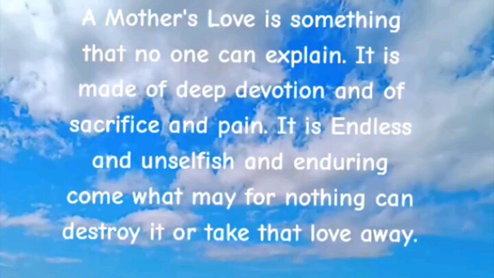 A Mother's Sacrifice. ❤️
