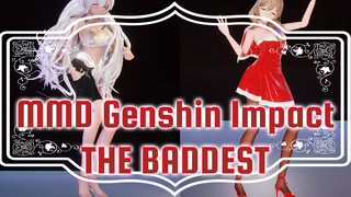 [MMD Genshin Impact] Nightclub Yowane ⚡ Lisa Natal | K/DA - THE BADDEST