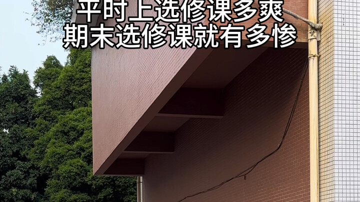 Biasanya asyik banget ambil kuliah pilihan, tapi pas ujian akhir baru tahu betapa menyedihkannya.