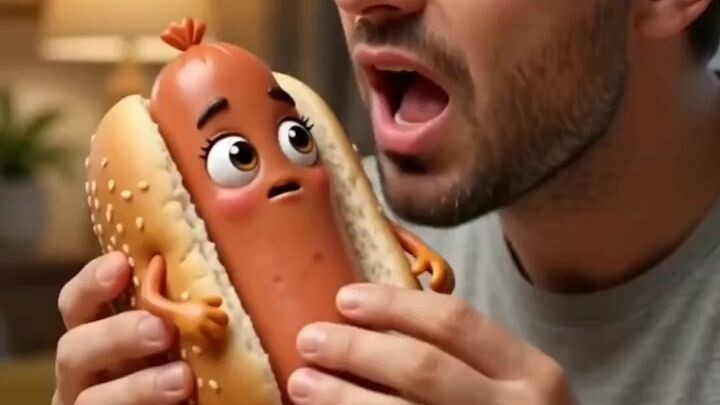 Hotdog 🌭's advice Food Animation  #Food #Animation #ToonSport Vlogs#trend #for