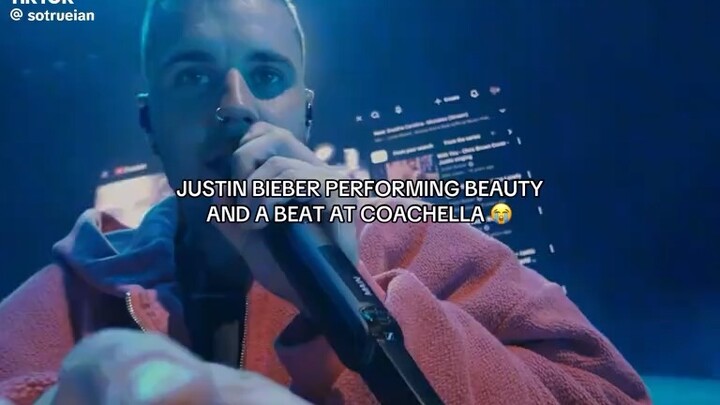Justin Bieber Performing at coachella 😭🫶