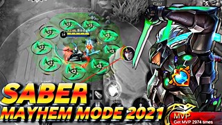 SABER MAYHEM MODE 2021 | MASTER BODAK - TOP GLOBAL/PHILIPPINES SABER - Mobile Legends