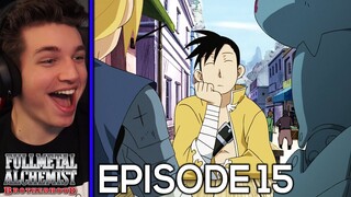 ED AND AL MEET LING!! | Fullmetal Alchemist: Brotherhood REACTION Episode 15