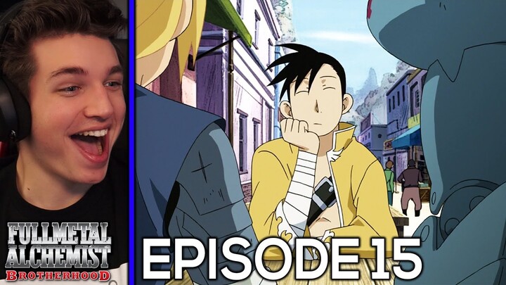 ED AND AL MEET LING!! | Fullmetal Alchemist: Brotherhood REACTION Episode 15