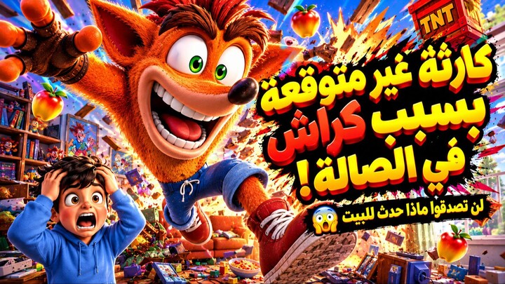 كارثة غير متوقعة بسبب كراش في الصالة! لن تصدقوا ماذا حدث للبيت 🤯 Crash