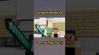 Người Mẹ Bất Ổn Nhất Minecraft 🤣 #shorts