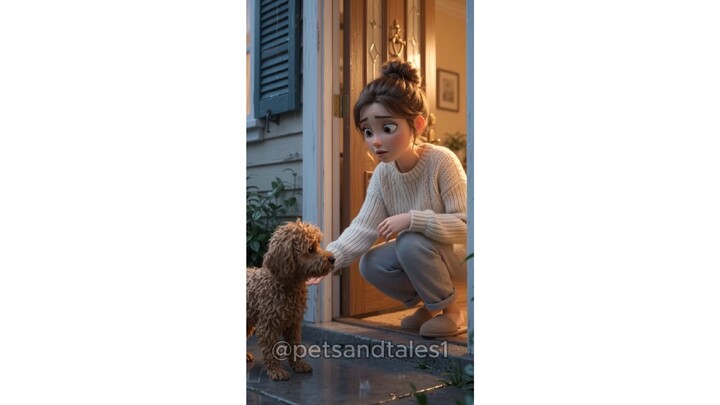 A Stray Dog Was Waiting in the Rain... 🐶🌧️